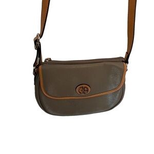 Giani Bernini Crossbody Bag Gray Tan